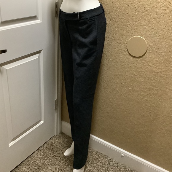 🛑 Etcetera Navy Blue Slacks with Design - Picture 2 of 5